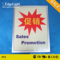 Edgelight Factory Price customized plastic led photo display boards on global trade website